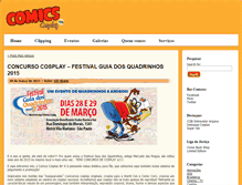 Tablet Screenshot of comicscosplaybr.com.br